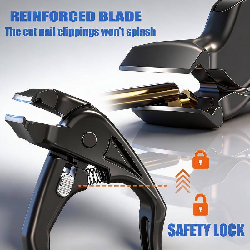 Precision long-handled nail clippers